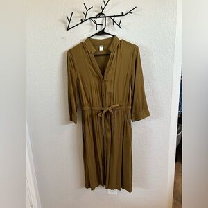 Old Navy Olive Midi Dress